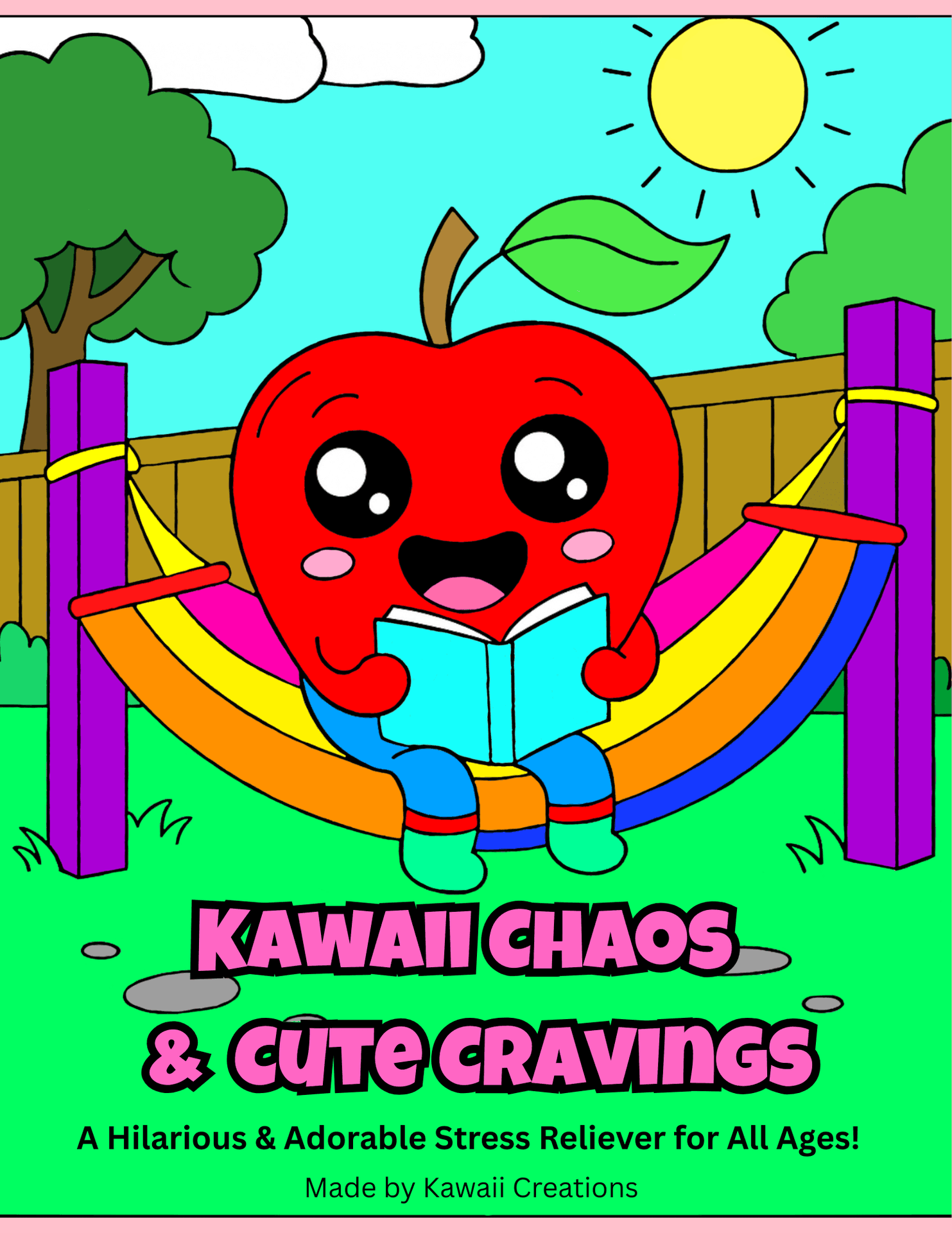 Kawaii Chaos & Cute Cravings: A 30-Page Printable Coloring Book